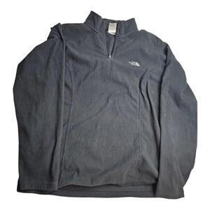 The North Face Womens Full Zip Fleece Jacket Gray Size XL